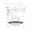 Верхній душ Hansgrohe Rainfinity 26234700 360 3jet із настінним тримачем, білий матовий - Фото 1